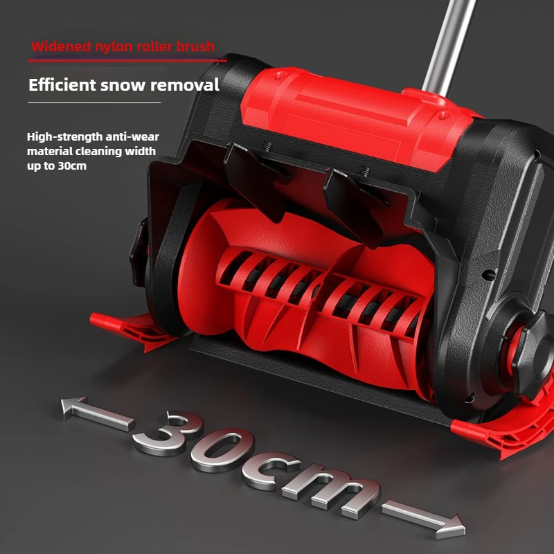 Электрическая беспроводная ручная снежная плуга небольшое очищающее
