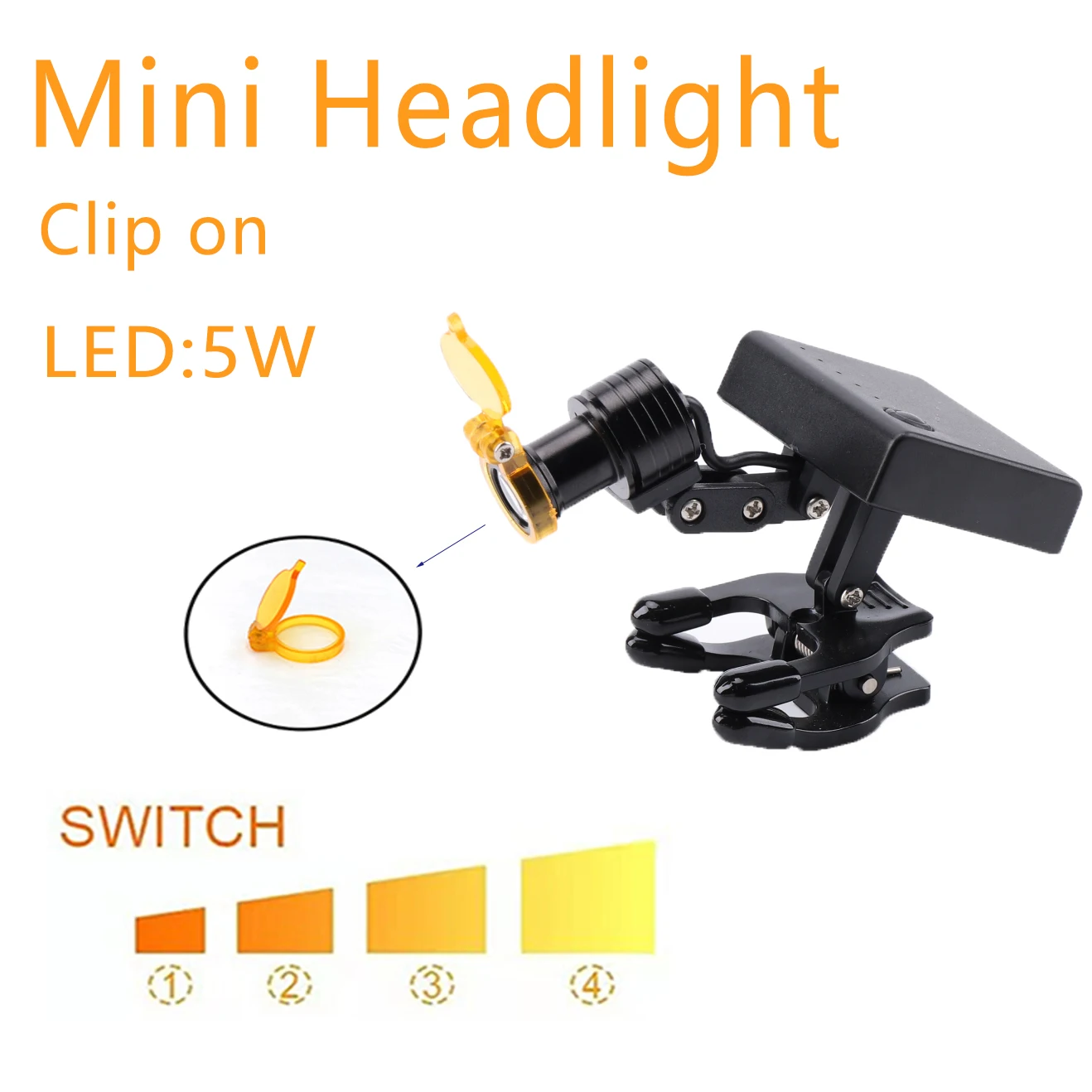 

Dental LED Light Wireless Portable 5W Dental Headlamp With Optical Filter Dentist Surgical Head Light Dentist Tools Dentistry