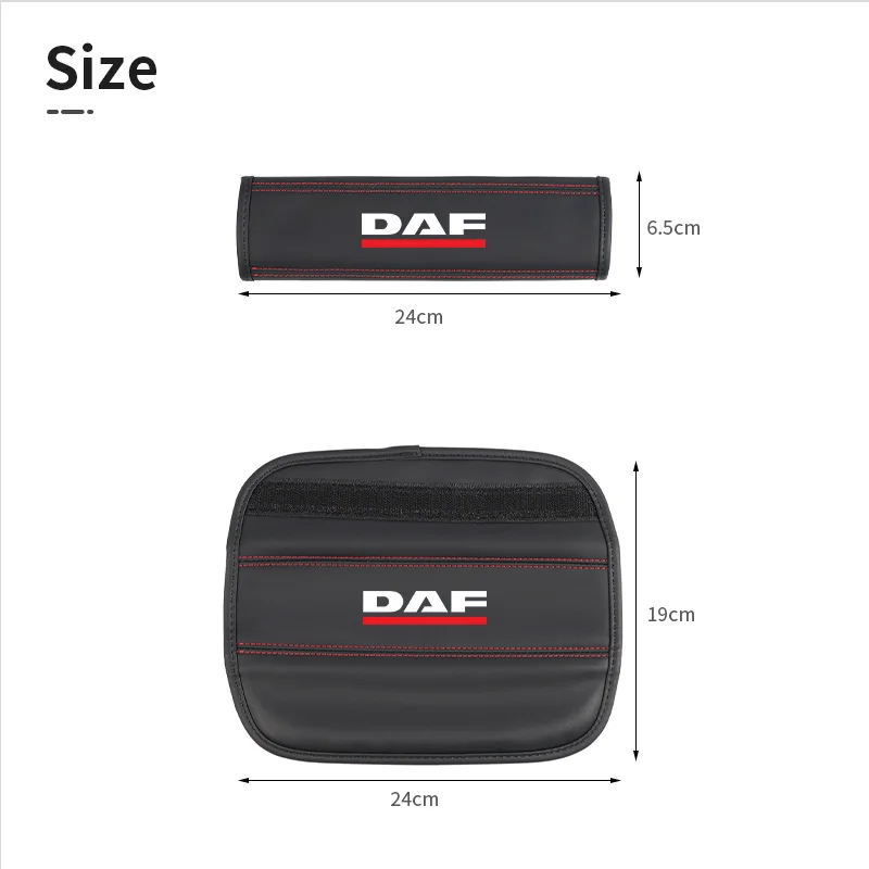 2 шт. чехол для ремня безопасности автомобиля защитные накладки на плечи DAF Truck XF 105