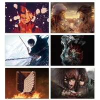 diamond painting anime attack on titan picture 5d diy full round mosaic embroidery art cross stitch kits home decor