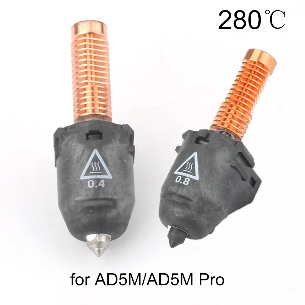 Для комплекта насадок Flashforge Adventurer 5M серии AD5M Pro 0 25 мм/0 4 6 8 мм-280 ℃ Высокоскоростные