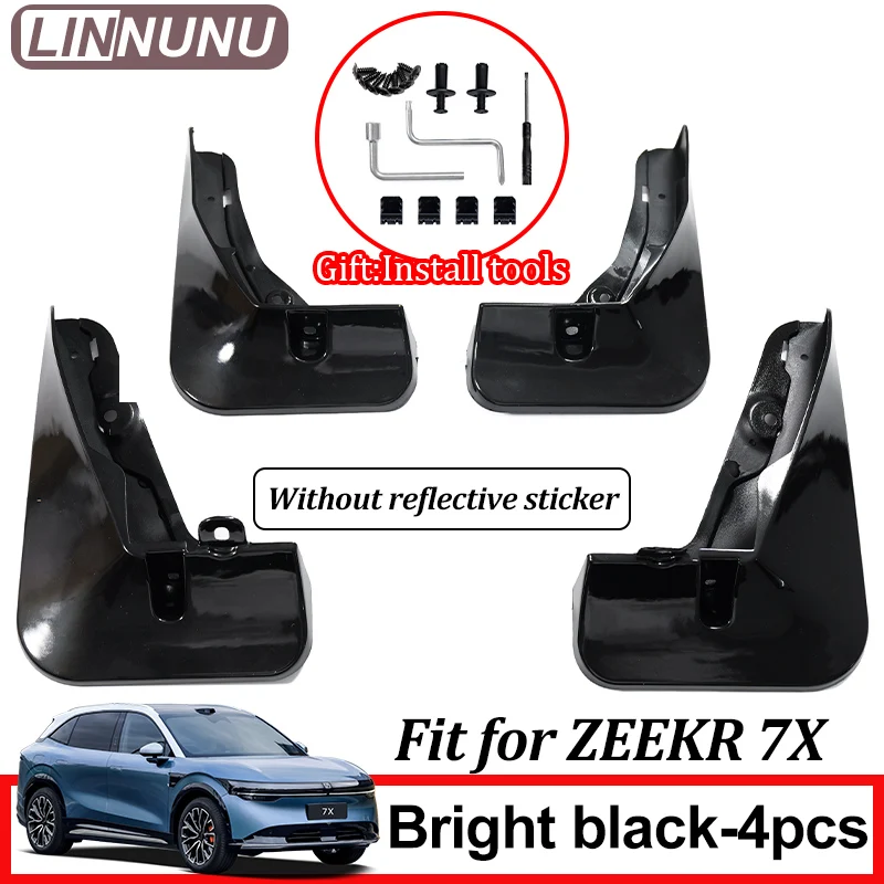 

LINNUNU автомобильные брызговики, подходят для Zeekr 7X 2025, брызговики для шин, брызговики, защита колес, аксессуары для крыльев