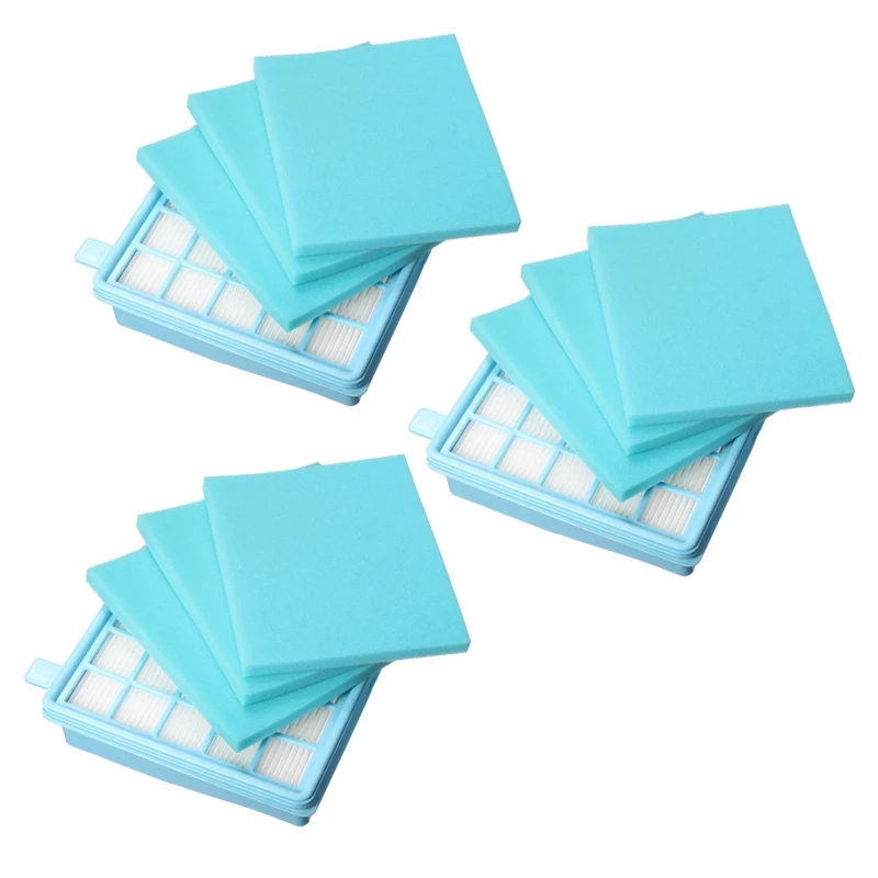 

12Pcs/Lot Filter Mesh HEPA FILTER BUFFALO-MISTRAL For Vacuum Cleaner FC8515 FC8516 FC8517 FC8518FC8470 FC8471