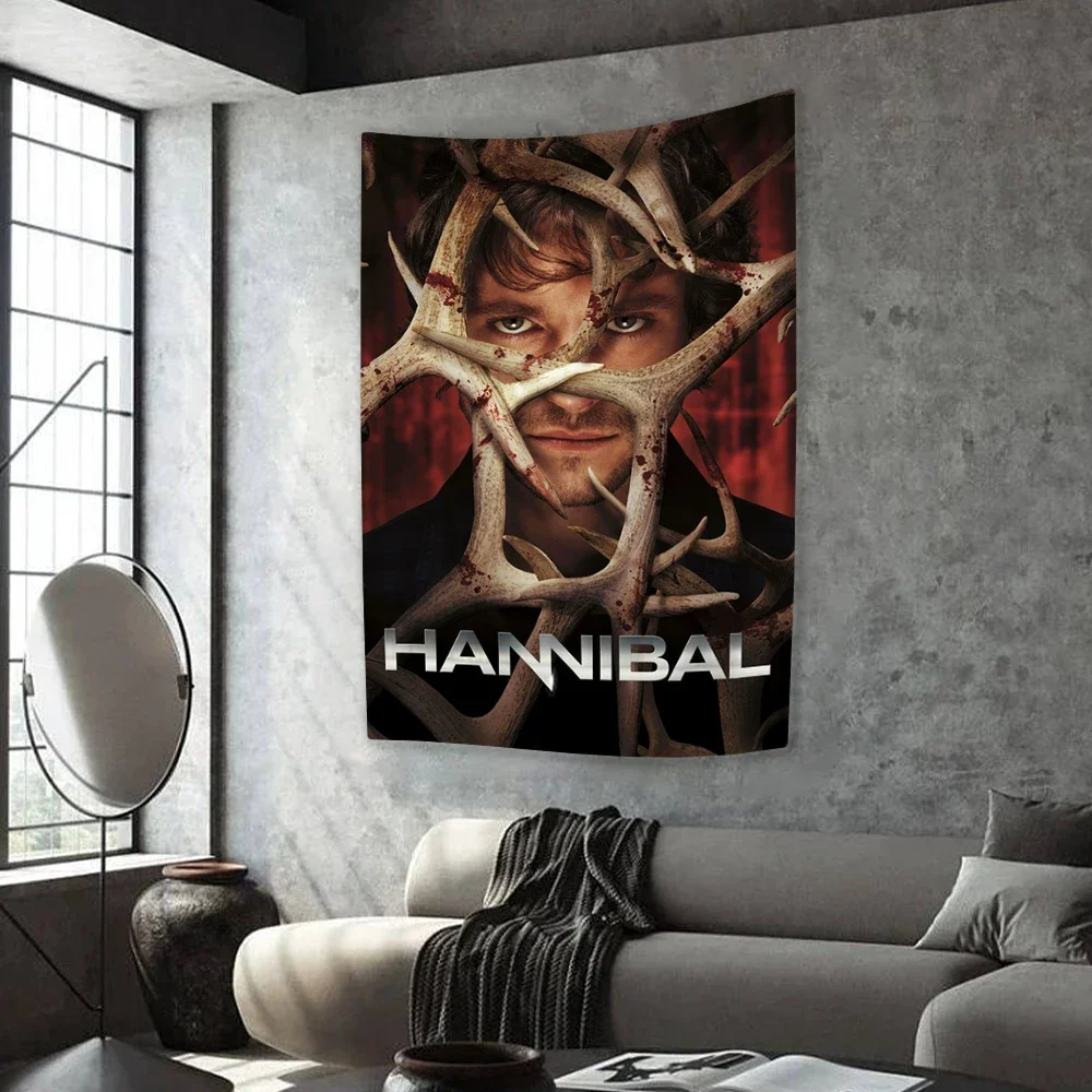 Классический гобелен из ужасов для телевизора украшение дома в стиле хиппи бохо