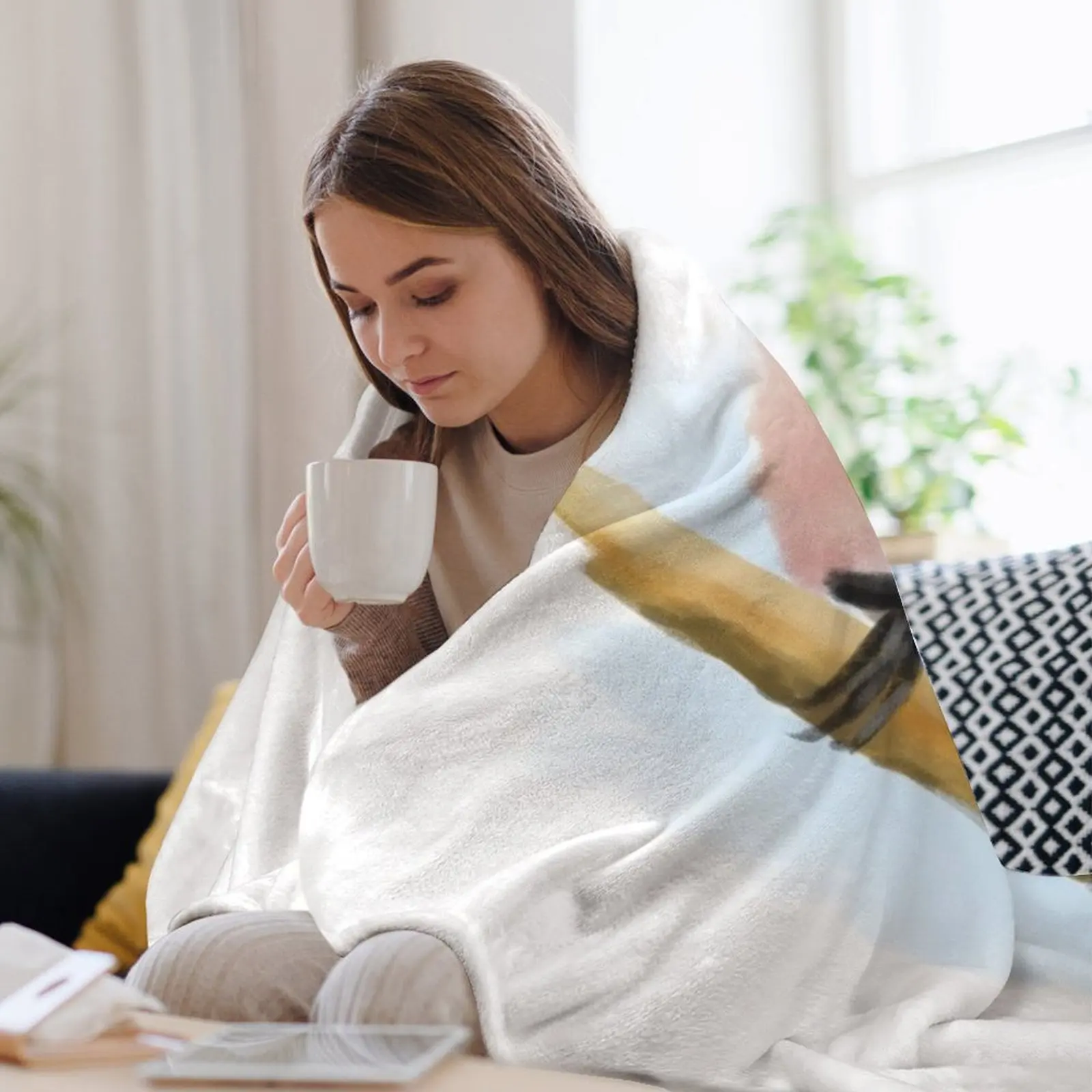 Одеяло с бородой на зиму Волосатые одеяла