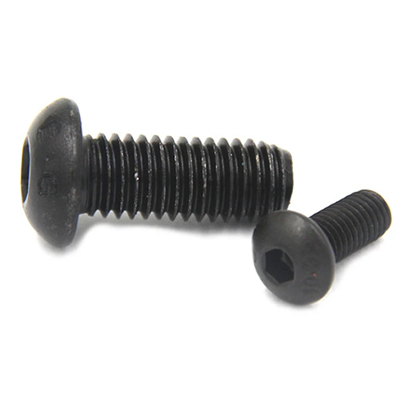 50 шт./пакет M2 M2.5 M3 M4 * L = 4 ~ мм класс 10 9 ISO7380 болт с шестигранной головкой из