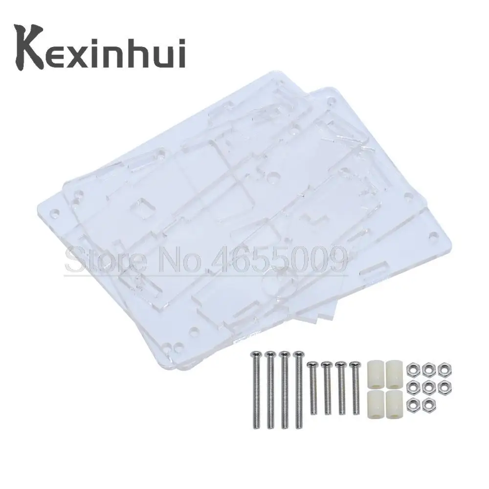 Прозрачный акриловый корпус для тестера транзисторов и емкости LCR-T4 Mega328 M328 Do It Yourself Kit.