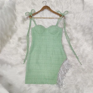 Image for YOUR BUMP CURVE Green Sleeveless Lace Up Zipper Sl 