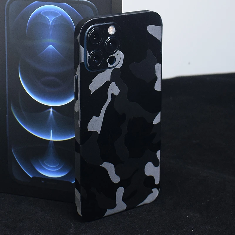 15Colors Rear Sticker Wrap Skin Paste Camouflage For iPhone 14 13 12 11 Pro Max 13Pro mini 14Pro SE2 5 SE 5s Protector Back Film