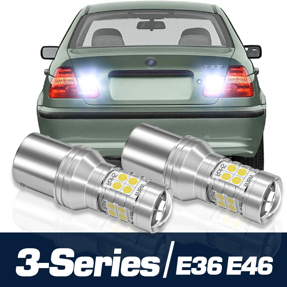 

2pcs LED Reverse Light Backup Bulb Canbus Accessories For BMW 3 Series E46 E36 1998 1999 2000 2001 2002 2003 2004 2005 2006 2007