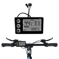 lcd s866 electric bike smart meter lcd display lightweight rainproof sm plug electric scooter e bike accessories part