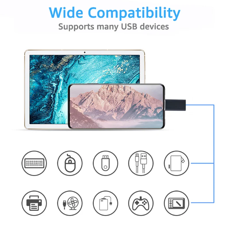 Lightning Female To Micro USB Type C Male Adapter Connector Data Sync Charging Converter for Apple Android Phone Laptop Adapters