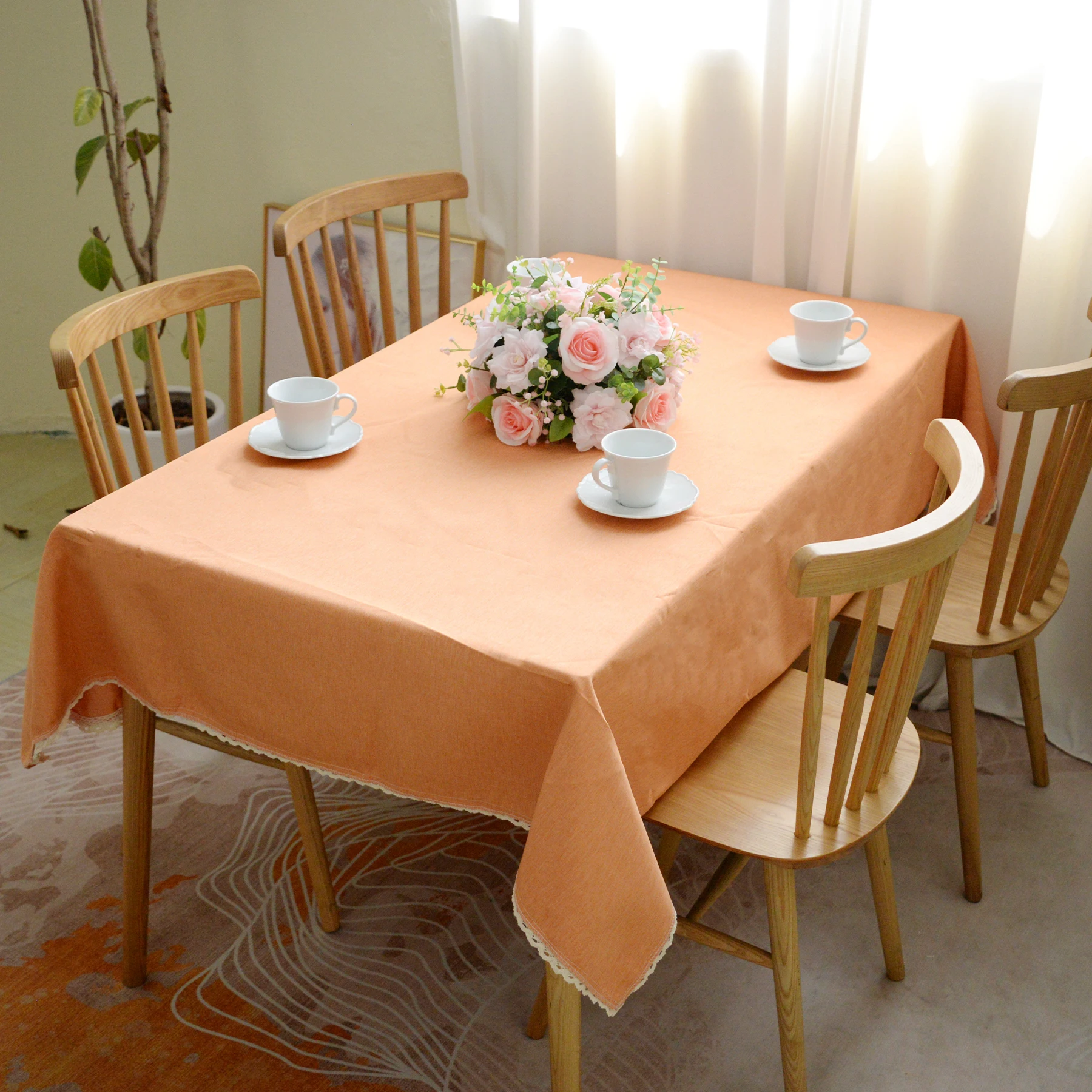 Скатерть клеенчатая водонепроницаемая протираемая скатерть многоразовая