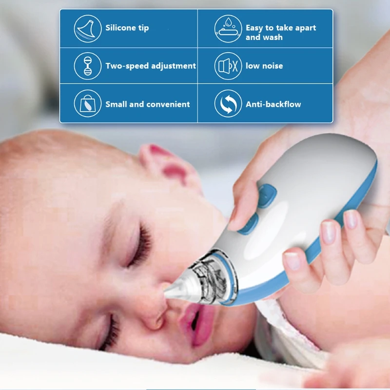 

Practical Baby Nasal Aspirator X30 Electric Nose Sucker Cleaner For Baby Newborns Snot Sucker Toddler Kid Mucus Drop Shipping