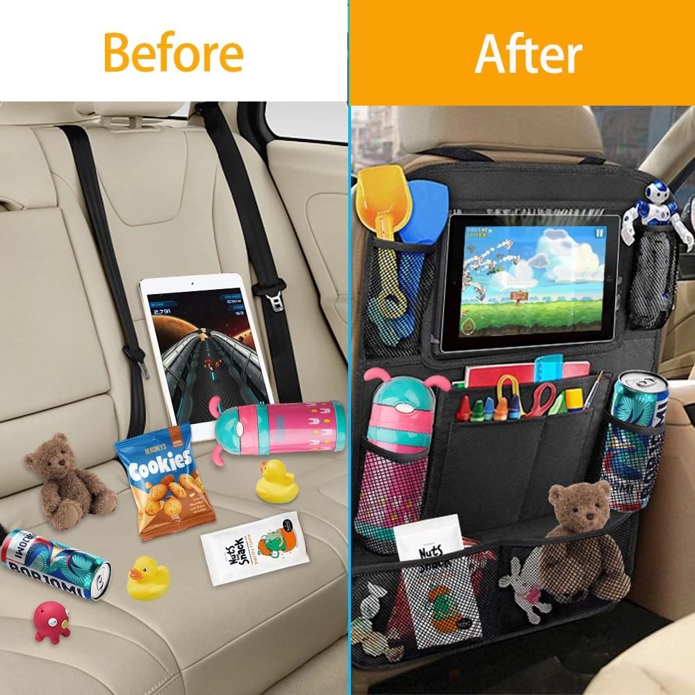 Anchtek автомобильный органайзер для заднего сиденья держатель планшета с