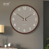 wall clocks decorations for living room nordic wooden wall clock living room personality creative clock bedroom mute m