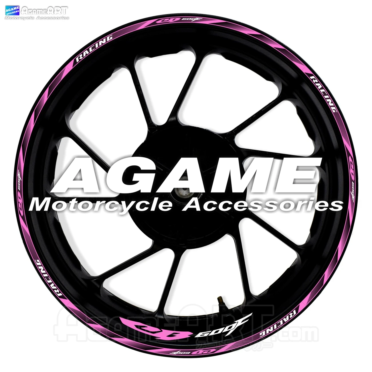 Наклейки на колеса мотоцикла CB600F Светоотражающие Полоски 17 дюймов с внутренней