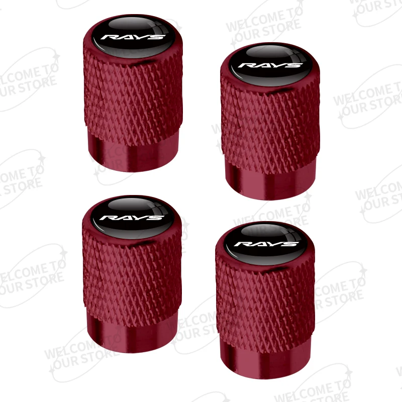 

Алюминий для RAYS логотип Toyota Honda Subaru Suzuki Acura Lexus Mitsubishi Mazda 4 шт. Автомобильный декор, колпачки для клапанов шин, крышка стержня