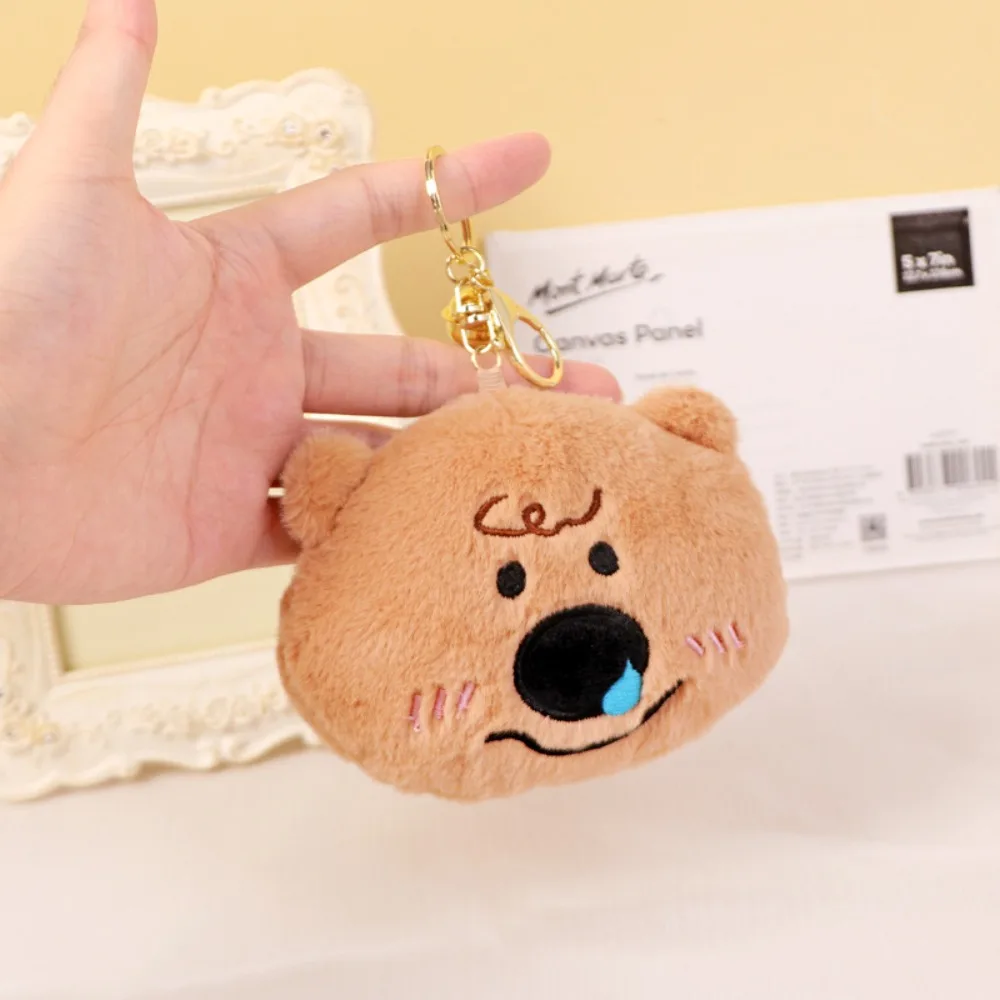 

Zipper Plush Bear Coin Purse Small Item Bag Plush Wallet Bear Mini Money Bags Korean Style Bag Pendant Mini Bear Lipstick Bag