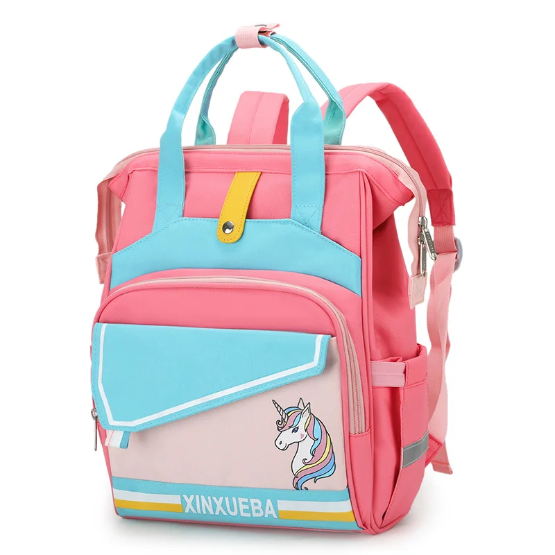 

2022 New Cute Candy Colors Unicorn Schoolbag for Girl Kawaii Kids Waterproof Dinosaur Backpacks Boys Nursery School Children Bag
