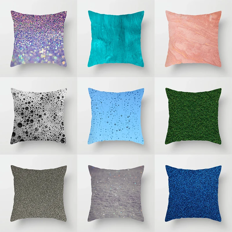 

Modern Decorative Cushion Cover Creative Throw Pillow Case for Sofa Bolster Polyester 45*45cm Pillowcase Livingroom Home Decor