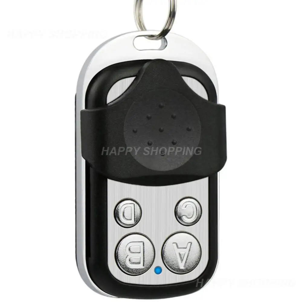 

Electric Garage Key Metal Wireless Rf Transmitter Self Copy 4 Buttons For Gadgets Car Home Garage Door Remote Control