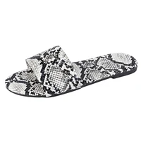 2022 summer women slippers leopard sexy snake patternflats sandals designer goth cozy party ladies outdoor home casual shoes