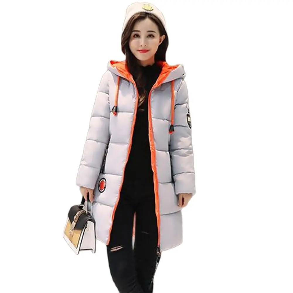

Hot Sale Parka Women 2024 Winter Jacket outerwear Hooded Outwear Female Parka Thick Cotton Padded Lining Female Basic Coats
