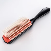 1pcs detangling hair brush denman detangler hairbrush scalp massager straight curly wet hair comb