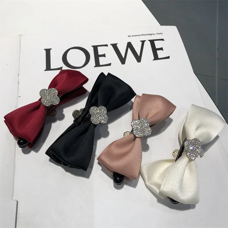 Wind Hairpin Small Red Book Fabric Bow Fashion Style Summer Hairpin