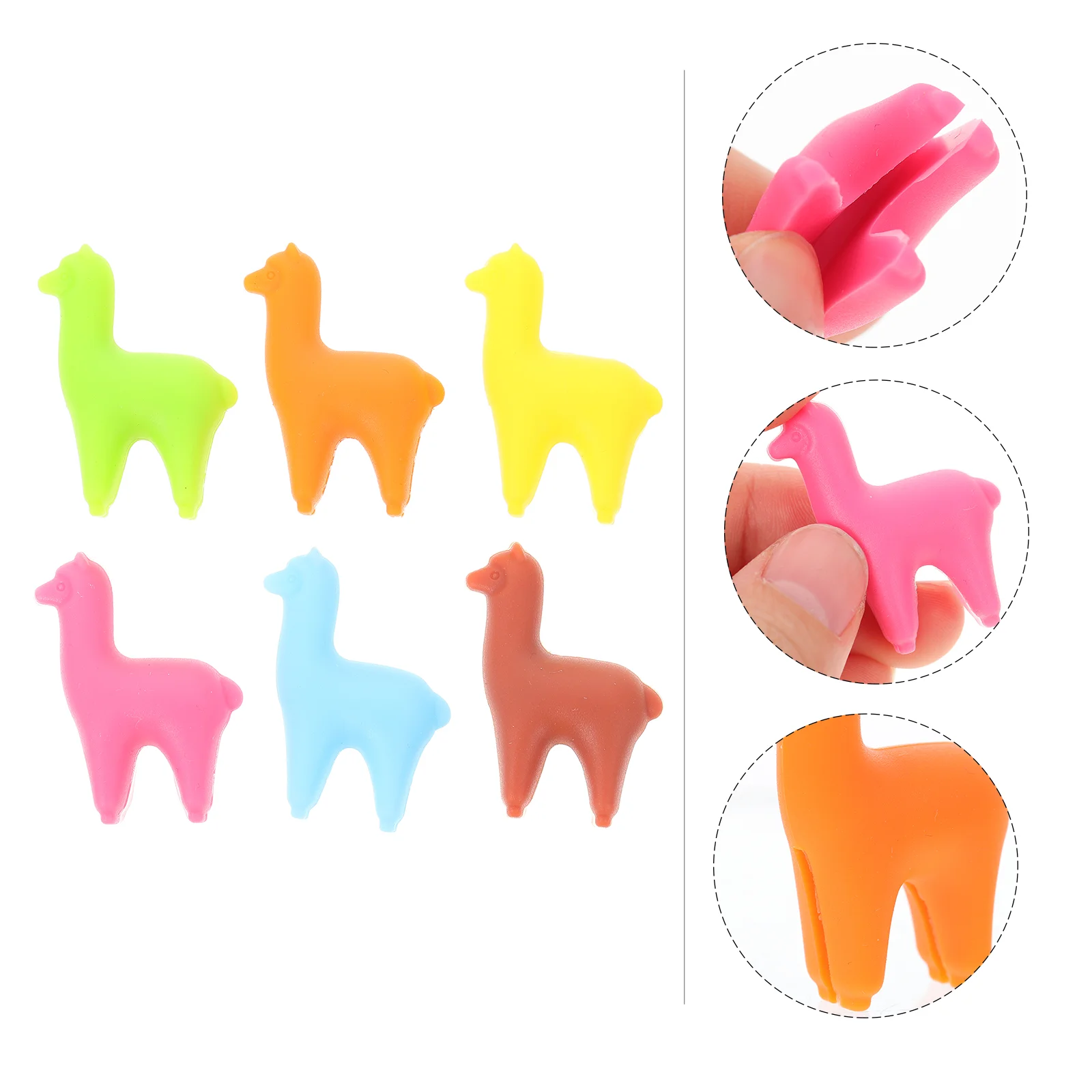 

6Pcs Party Drink Identifier Cocktail Drink Markers Glass Marker Rings Champagne Glass Markers Glass Clip Cup Markers