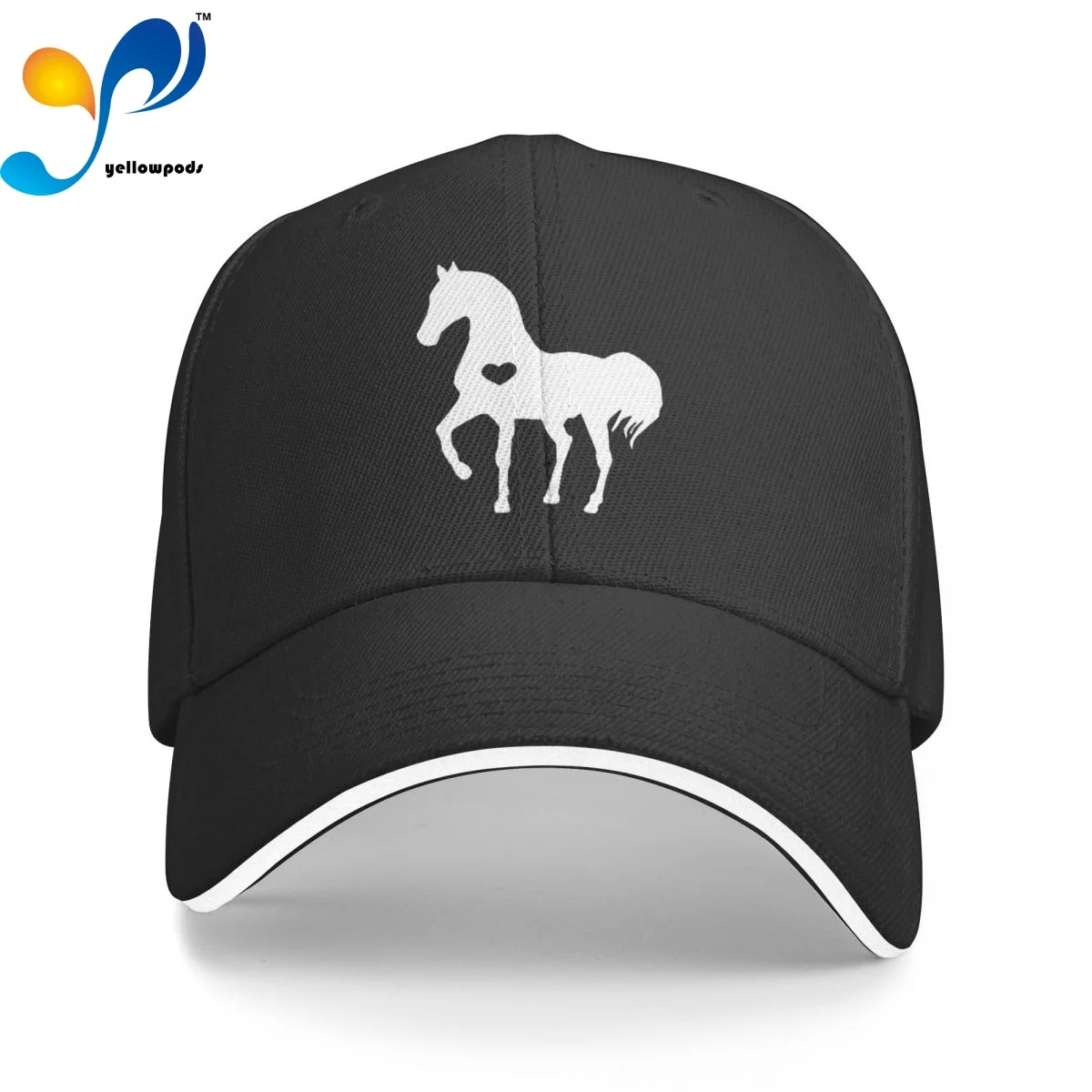 

Heart Horse Baseball Hat Unisex Adjustable Baseball Caps Hats for Men and Women