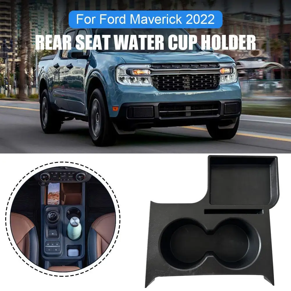 

Для FORD Maverick 2022-оформление центральной консоли, держатель стакана, задняя перегородка, контейнер для хранения монет, аксессуары для интерьера автомобиля A0R3