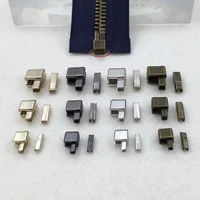 5pcslot metal repair zipper stopper open end zipper stopper diy sewing zipper accessories for clothes replacement kit supplies