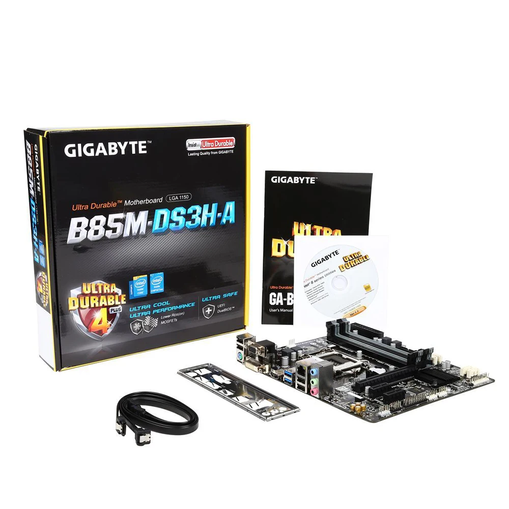 

GIGABYTE GA-B85M-DS3H-A LGA 1150 Intel B85 HDMI SATA 6Gb/s USB 3.0 Micro ATX Intel Motherboard