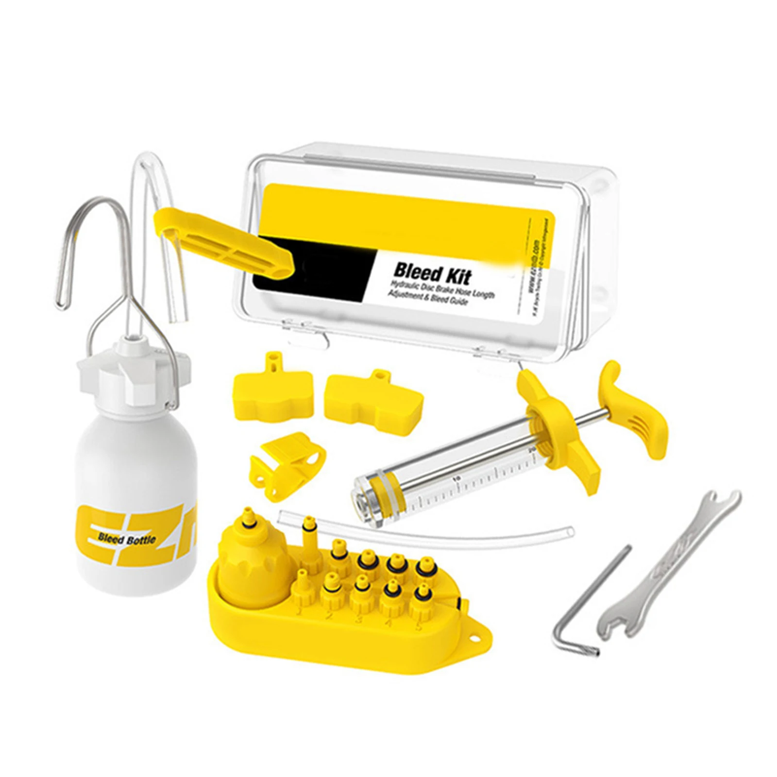 

Mountain Bike Brake Bleeder Kit Bicycle Disc Brake System Bleeding Tool With 5 Or More Connector For Bike Maintenance