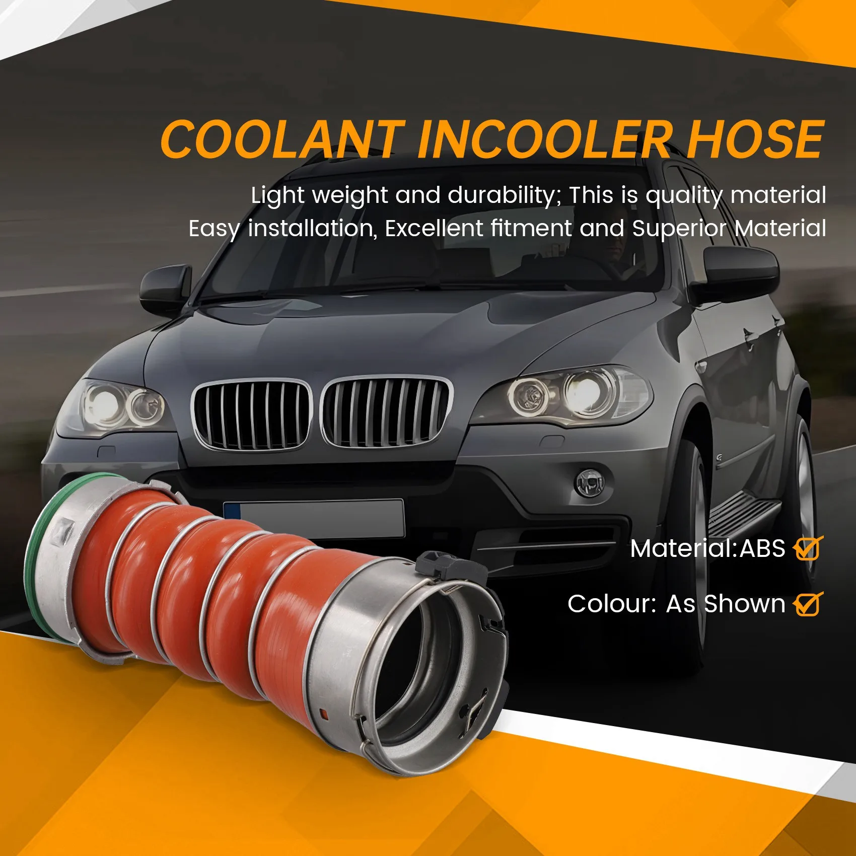 11617807987 Шланг воздухозаборника турбонаддува для BMW X5 E70 LCI F15 X6 E71 F16 шланг охладителя