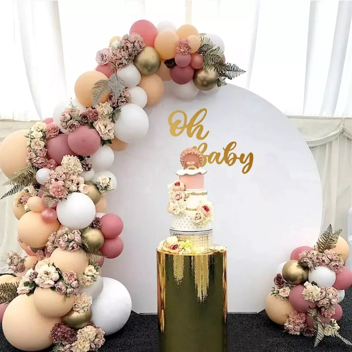 

Pink Macaron Metal Balloon Garland Arch Kit Wedding Birthday Party Balloons Decoration Kids Baby Shower Latex Confetti Balloon