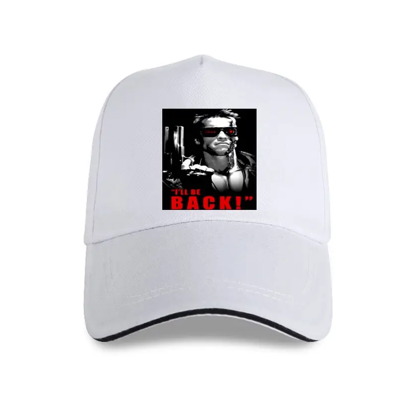 

new cap hat Terminator I'll Be Back Arnold 80 Classic Sci - Fi Action Movie Black Baseball Cap 2021 2021 Summer Men Hot Sale Fa