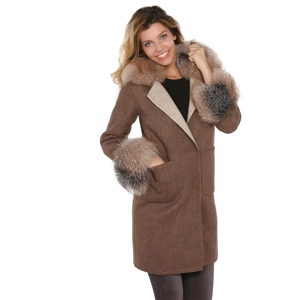 Real fur coat, real fur coat, real fur clothes, real fur gilet real fur vest, real fur Anorak enlarge