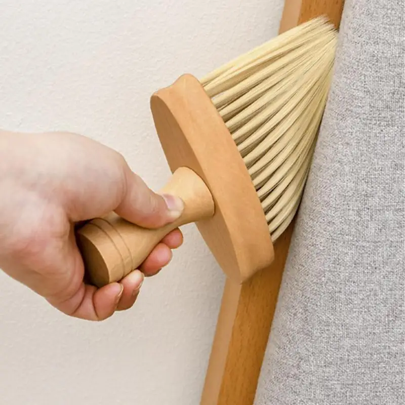 

Household Cleaning Brush Wooden Cleaning Products for Home Kitchen Goods Keyboard Laptop Cleaner Soft Keycaps Cleaning Tools