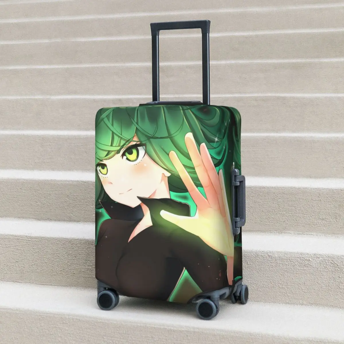 

Tatsumaki One Punch Man чехол для чемодана с ужасом «Торнадо» Аксессуары для багажа