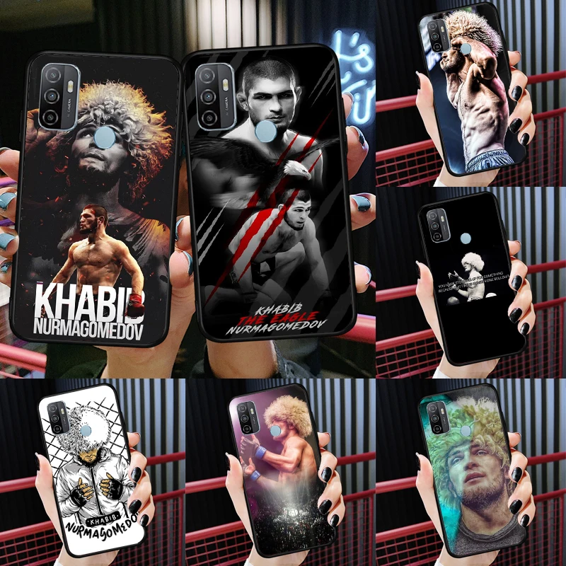 

Cool Khabib Nurmagomedov Phone Case For OPPO A15 A16 A5 A9 A31 A53 A53S A1K A3S A5S A52 A72 A83 A91 A93 A54 A74 A94