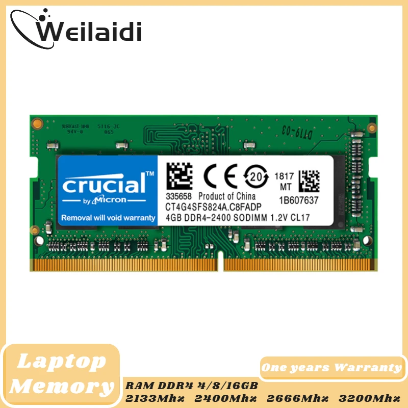 

Оперативная Память DDR4 4 ГБ 8 ГБ 16 ГБ, память 2666 МТ/с (PC4-21300) 1R x8 SODIMM 2400 МГц 2666 ОЗУ 1,2 в 260-Pin для ноутбука