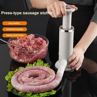 manual sausage maker press type 2 in 1meatball maker sausage stuffer homemade tool sausage meatball filler with funnel scoop