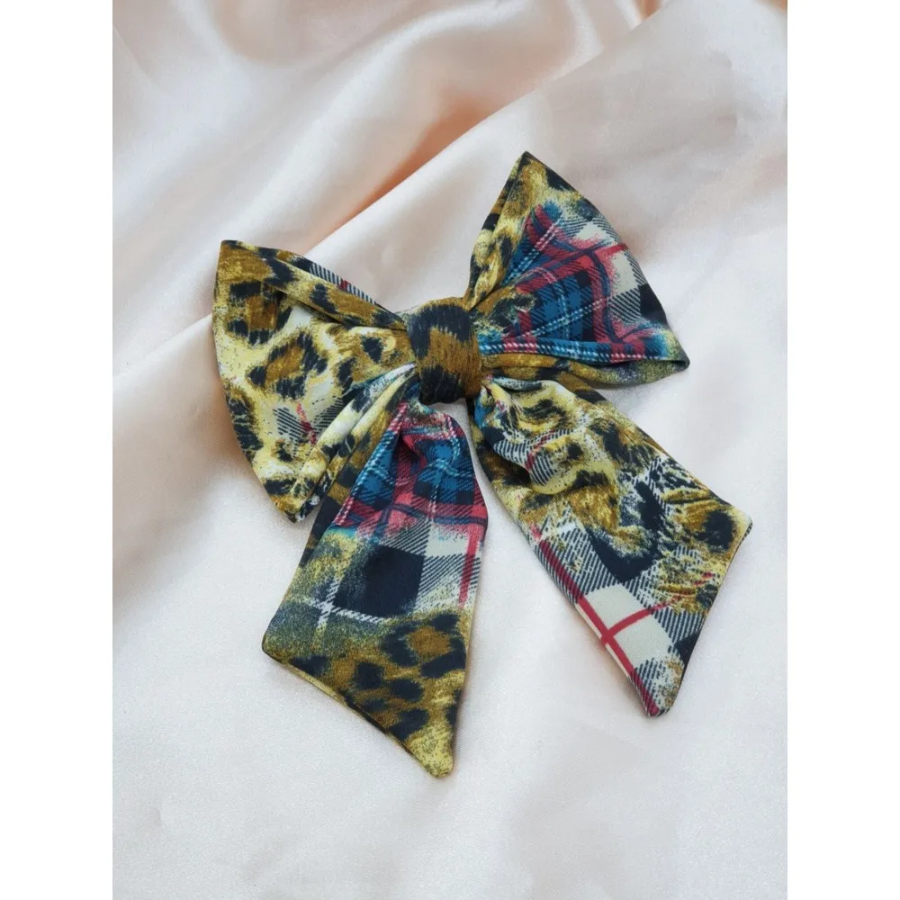 

Автоматическая пряжка Dorlie 324 в клетку с леопардовым принтом