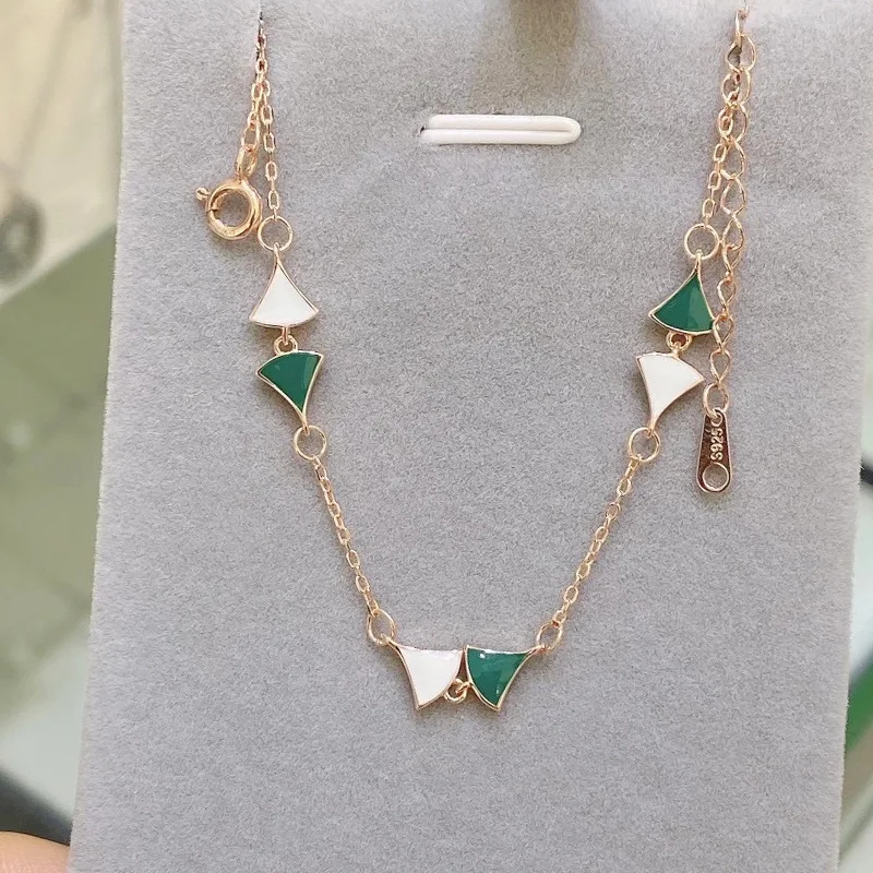 

Новый модный тренд, высококачественный маленький веер из серебра 925 пробы, темпераментный, равномерный светильник, роскошный дизайн, изысканный браслет для девушек