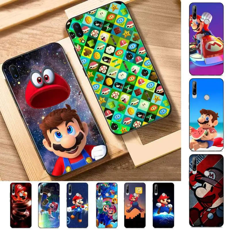 

BANDAI Mario Phone Case for Huawei Y 6 9 7 5 8s prime 2019 2018 enjoy 7 plus