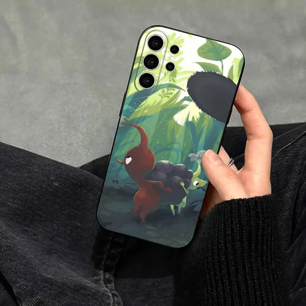 Чехол для телефона Game P-Pikmin 4 для Samsung S25, S24, S21, S22, S23, S30, Ultra, S20, Plus, FE, Note, 10, 9, 5G, черный (art.: 3920dbdc06bb2) - 3920dbdc06bb2