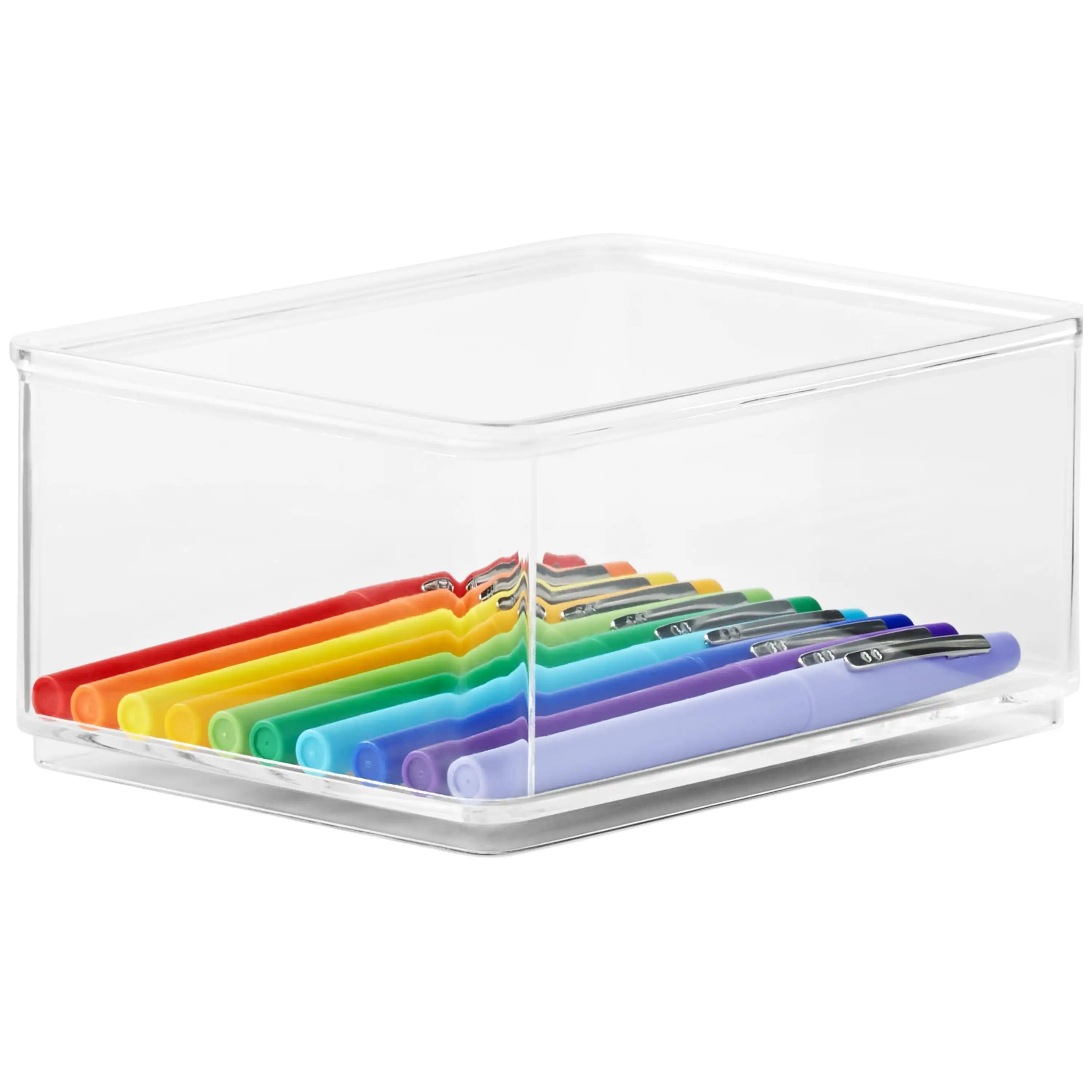 

Medium Clear Storage Bin Inserts, 4 Pack, 6.24" X 4.68" X 2.95" Free Shipping Storage Box Home Organization and Storage